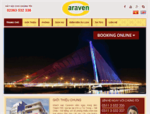 Tablet Screenshot of caravenhotel.com